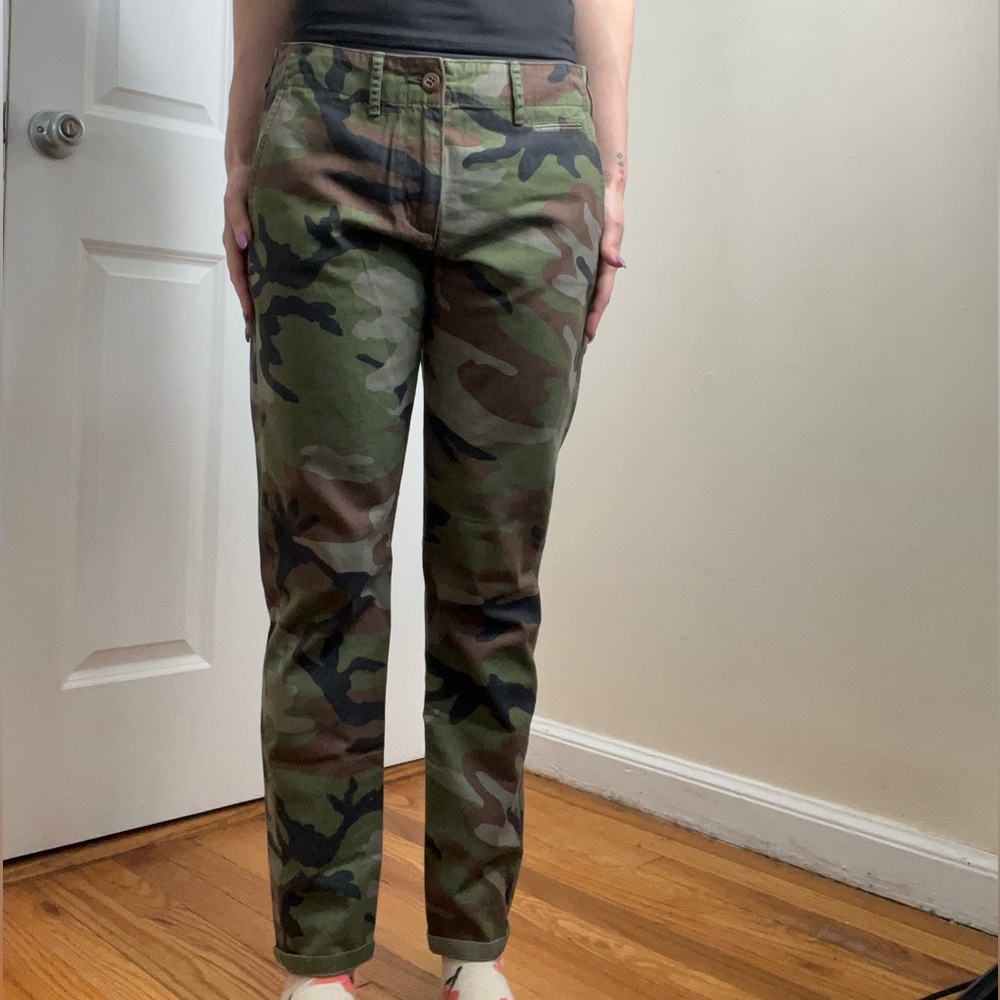 Denim & Supply Ralph Lauren Green Camouflage Pants - Picture 6 of 8